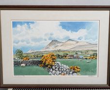 David Evans RUA Mournes in May Signed Limited Edition Framed Print