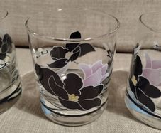 Vintage french whiskey tumblers