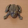 Antique solid brass frog, ashtray or earring holder Image 4
