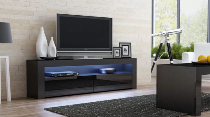 LED Light TV Stand Living Room Furniture
