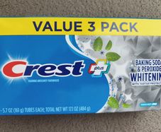Crest 3 x Toothpaste Whitening Baking Soda and Peroxide,