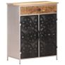 Sideboard 60x35x75 cm Rough Mango Wood & Iron Image 8