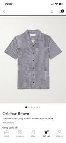 Orlebar Brown Printed Lyocell Shirt