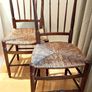 Pair of Edwardian Banister Back Chairs - Stunning! Image 7