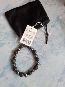 3 genuine lava stone bracelets