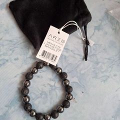 3 genuine lava stone bracelets