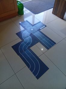 Lego compatible roads.