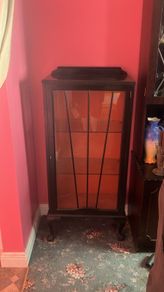 glass display cabinet