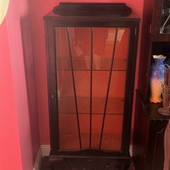 glass display cabinet