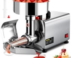 Electric Tomato Strainer 370W Tomato Milling Machine Stainless Steel Tomato Sauce Maker Pure Copper Motor Tomato Sauce Maker 90-160 KG Per Hour for Food Strainer and Sauce Maker