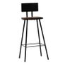 3 Piece Bar Set Black Image 8
