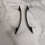 Black Door Handles, Tie Backs and Crome Light Switches Image 7