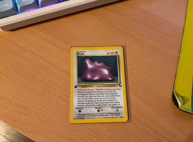 2000 Ditto 1st Edition Holo Fossil Lp German