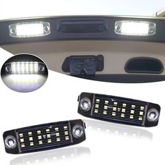 2pcs 12v White 18LEDs For Kia Sportage 2010-up For Hyundai Kona 2017- For i40 CW 2011- High Quality SMD Car License Plate Lights