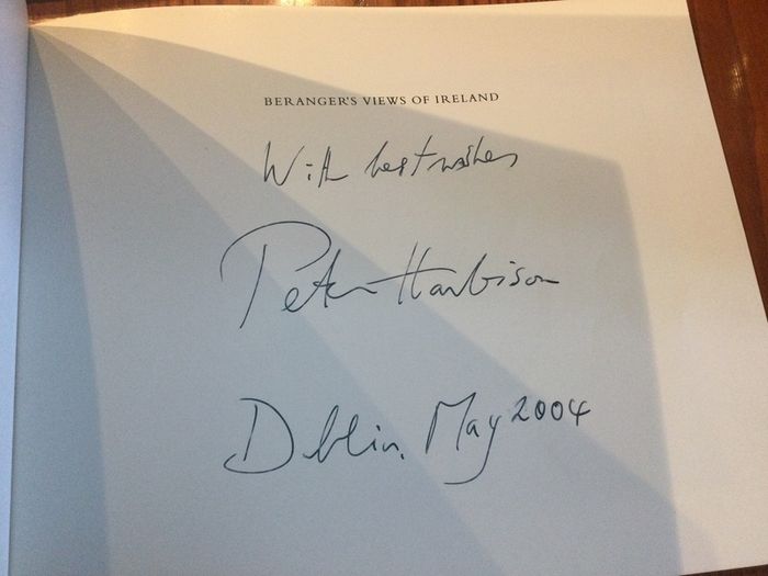 Beranger's Views of Ireland, Signed by author