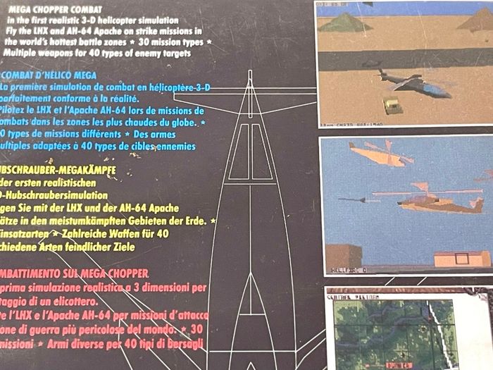 LHX Attack Chopper for Mega Drive Boxed
