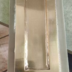 Victorian Letter Plate / Letter Box 12 X 3 Inches Polished Brass Finish