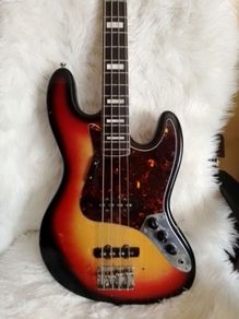Jazz Bass Guitar 1970's Not Original Fender