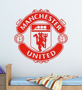 man utd wall decal