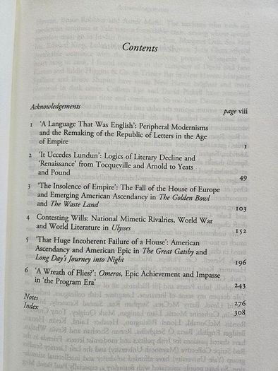 Modernism, Empire, World Literature.  Byjoe Cleary. Signed First Edition Hardback With Dustjacket In Good Condition.  See Photos For Same.