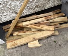 Fence Slat Wood Cutoffs