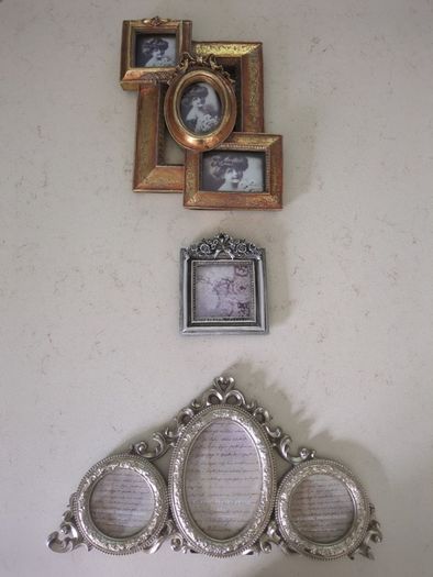 Vintage style photo frames