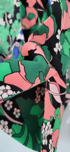 ZARA floral double tie-front bodysuit Sz S (Fit 8UK) - Bnwot - Rrp 24.99