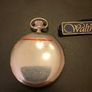Sterling silver open face watch, Waltham, can be used as desk clock. Brand new Image 4