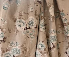 Floral blackout curtains