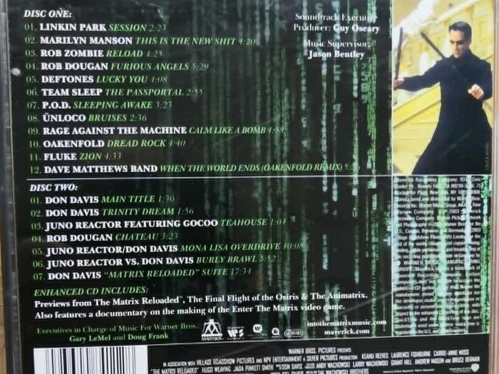 The Matrix Reloaded: The Album (2 x CD)
