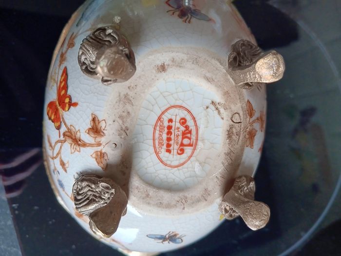 Vintage dragonfly  dish