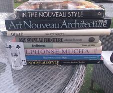 Art Noveau books x 8, D18
