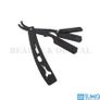 Barber Razor Wet Shaving Knife Razor Mens Stainless Steel Incl.10 Half Blades Image 2