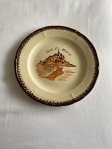 Plate from Mont St. Michel 19.5cm