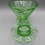 Sowerby Art Deco 1930 Green Glass Mercury Vase Image 4