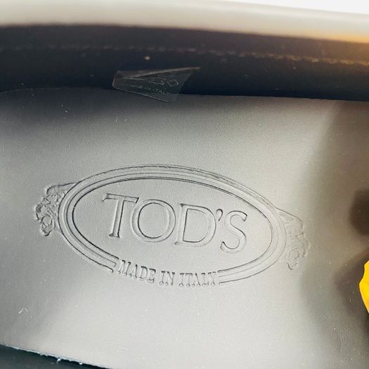 Tod's Men Grey Leather Loafers