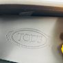 Tod's Men Grey Leather Loafers Image 4