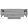 Coffee Table Grey Engineered Wood Image 4