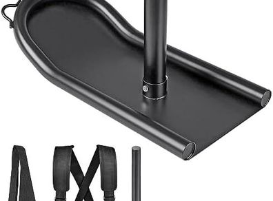 Weight Sledge for Workout and Fitness Strength Training - For Athletic Exercises, Speed Improvement, Easy Through Obstacles, Suitable for 1" Weight Plate
