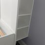 Ikea Brimnes Bed frame w storage and headboard, white, Standard Double Image 4