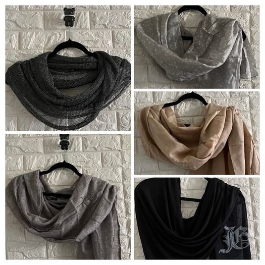Bundle of Five Scarves