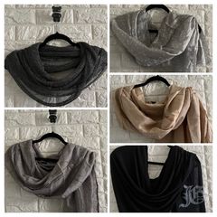 Bundle of Five Scarves