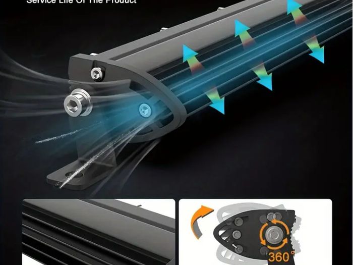 Ultra-Thin 25 inch Single Row LED Light Bar,