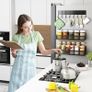 Magnetic Spice Rack for Refrigerator, 3 Pack Magnetic Shelf, Moveable Magnet Fridge Organizer with 8-Hook Rack, Seasoning Organizer for Kitchen Organization and Storage (3 Pack) Image 7