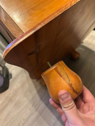 Solid wood trunk