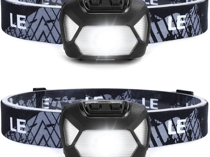 NEW SALE | (2 Pack) Super Bright LED Headlamp with 6 Lighting Modes, Waterproof, Battery Powered LED Lightweight Headlight