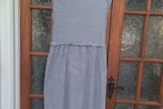 Long Gallery pin stripe dress with pockets