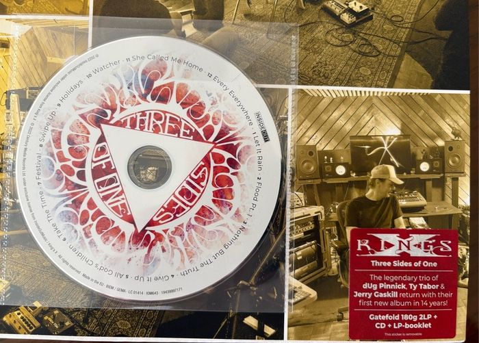 Kings X - Three Sides of One. Double LP with booklet insert and free CD. Only the first LP has been played, and just once. Everything  as new.