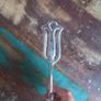vintage silver plated scissor thongs Image 5