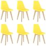 _7 Piece Dining Set Yellow Image 6